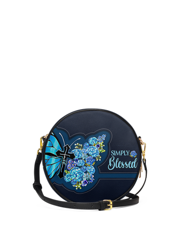 "Blessed" Circle Crossbody Bag