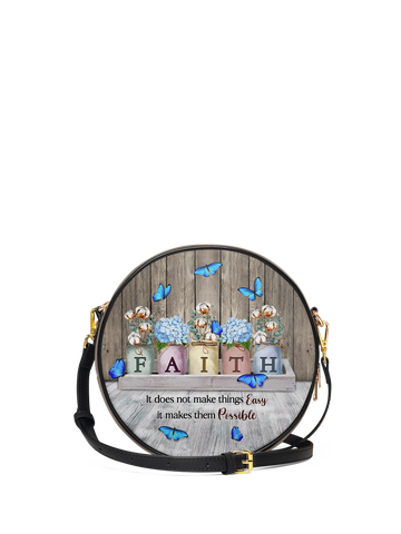 "Faith" Circle Crossbody Bag