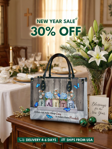 "Faith" Leather Handbag