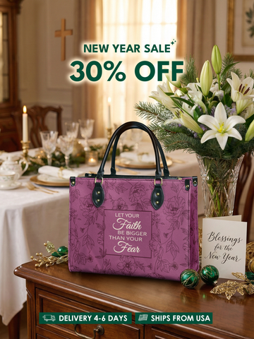 "Flourish" Leather Handbag