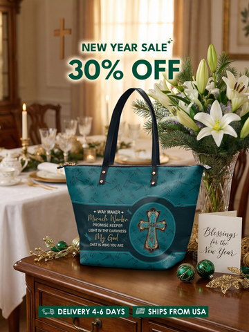 "Lighthouse" Leather Tote Bag