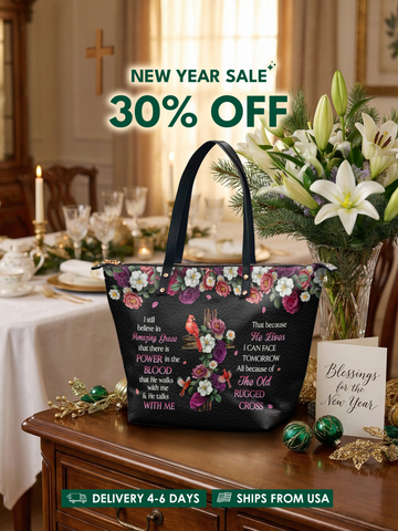 "Redeem" Leather Tote Bag