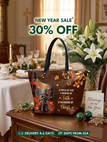 "Warrior" Leather Tote Bag