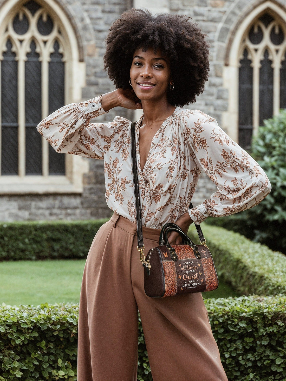 "Believe" - Philippians 4:13 Mini Satchel