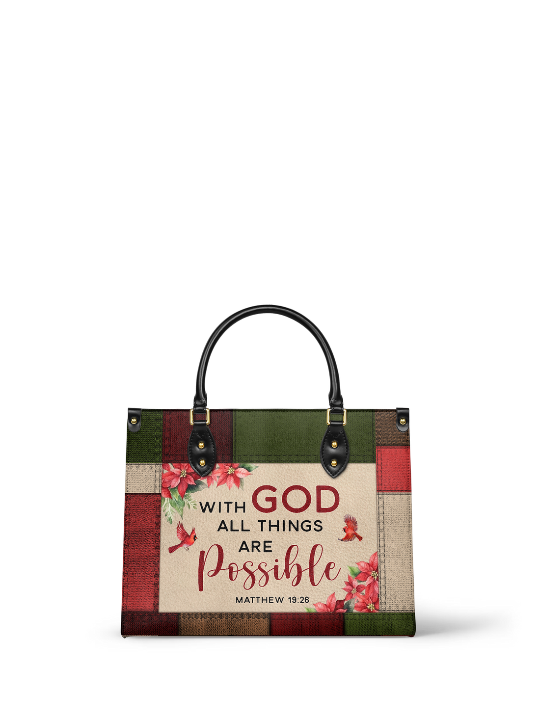 "Hope" - Matthew 19:26 Leather Handbag Deal