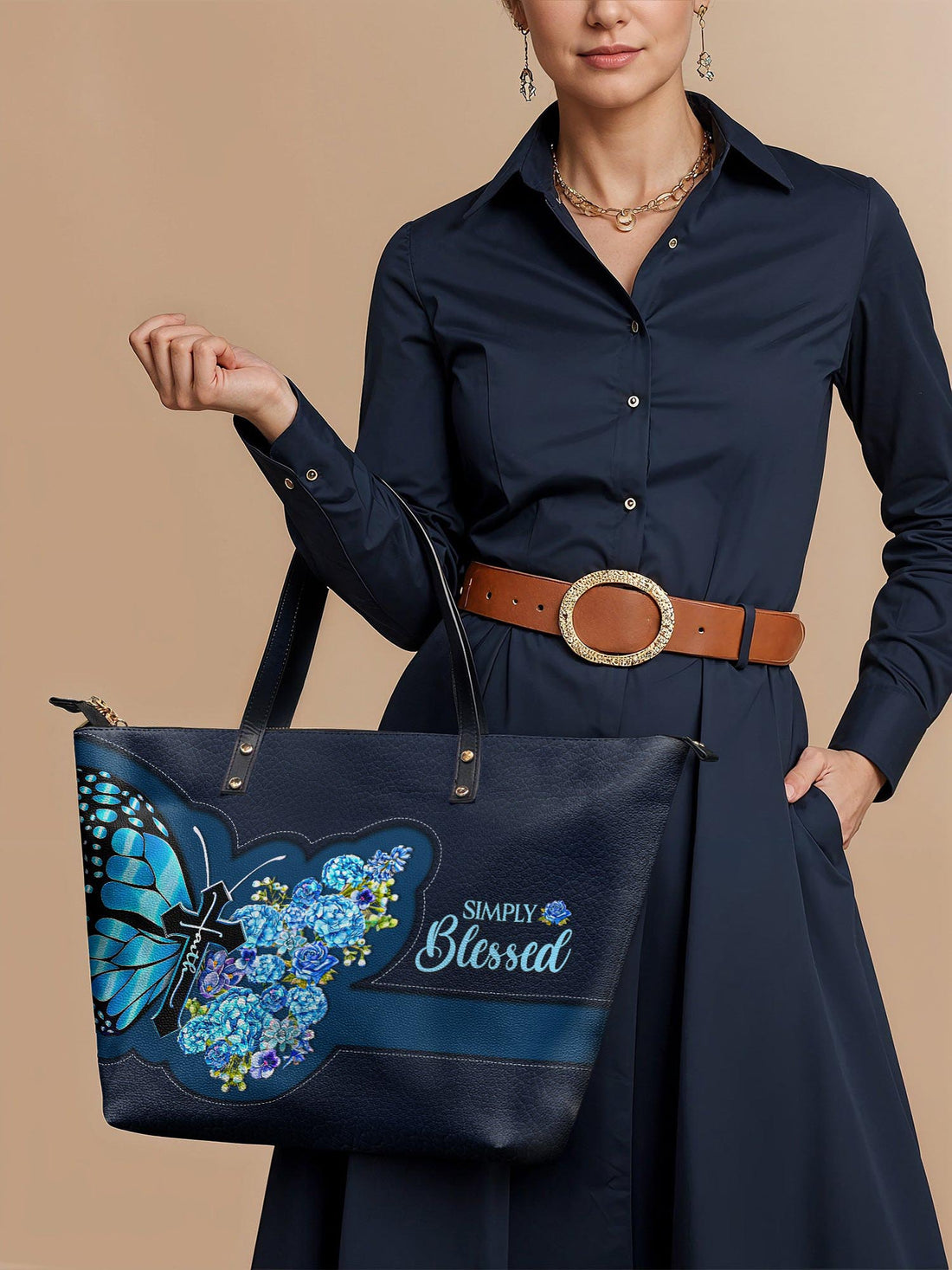 Blessed Leather Tote Bag Deal