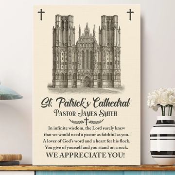 Thank You Pastor | Personalized Poster/Canvas