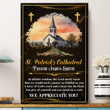 Dear My Pastor | Personalized Poster/Canvas